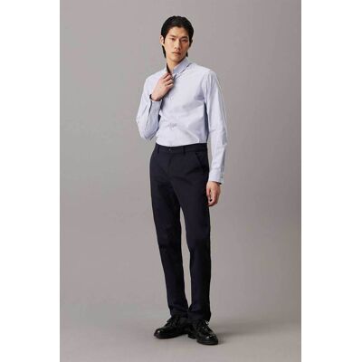 Calvin Klein ανδρικό παντελόνι chino stretch σατέν Slim Fit - K10K113429 Μπλε Σκούρο 34 Calvin Klein ανδρικό παντελόνι chino stretch σατέν Slim Fit - K10K113429 Μπλε Σκούρο 34