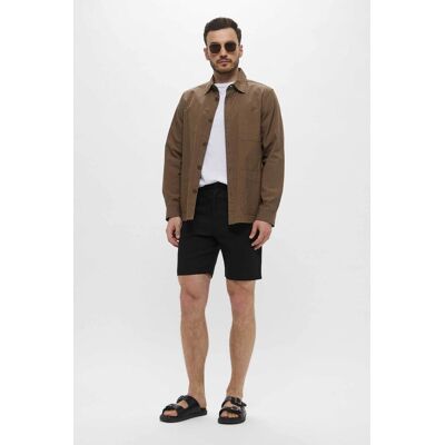 Calvin Klein ανδρική βερμούδα chino Regular Fit - K10K114077 Μαύρο 36 Calvin Klein ανδρική βερμούδα chino Regular Fit - K10K114077 Μαύρο 36