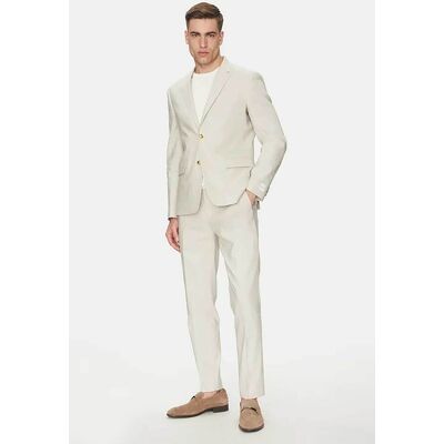 Calvin Klein ανδρικό παντελόνι κοστουμιού Slim Fit - K10K114400 Λευκό 56 Calvin Klein ανδρικό παντελόνι κοστουμιού Slim Fit - K10K114400 Λευκό 56
