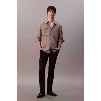 Calvin Klein ανδρικό cargo παντελόνι Slim Fit - LV04LC619G Μαύρο 36W 32L Calvin Klein ανδρικό cargo παντελόνι Slim Fit - LV04LC619G Μαύρο 36W 32L