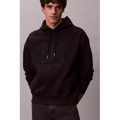 Calvin Klein ανδρική μπλούζα φούτερ με λογότυπο Relaxed Fit - LV14LE201G Μαύρο XL Calvin Klein ανδρική μπλούζα φούτερ με λογότυπο Relaxed Fit - LV14LE201G Μαύρο XL