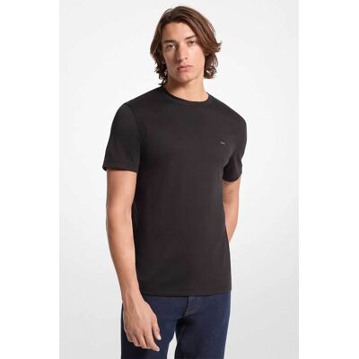 Michael Kors ανδρικό T-shirt με κεντημένο monogram Regular Fit - CB95FJ2C93 Μαύρο L Michael Kors ανδρικό T-shirt με κεντημένο monogram Regular Fit - CB95FJ2C93 Μαύρο L