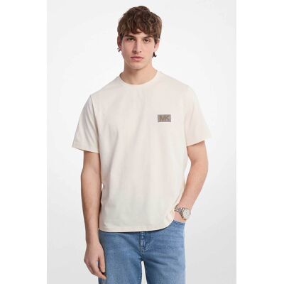 Michael Kors ανδρικό T-shirt με logo print - CT552NHFV4 Εκρού XXL Michael Kors ανδρικό T-shirt με logo print - CT552NHFV4 Εκρού XXL