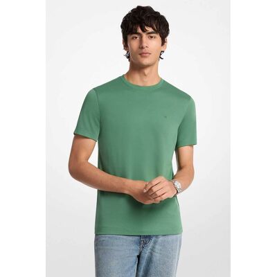 Michael Kors ανδρικό T-shirt με κεντημένο monogram print Regular Fit - CF15FJ2C93 Πράσινο M Michael Kors ανδρικό T-shirt με κεντημένο monogram print Regular Fit - CF15FJ2C93 Πράσινο M