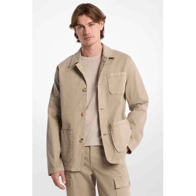Michael Kors ανδρικό jacket με τσέπες - CT6105BL6D Μπεζ M Michael Kors ανδρικό jacket με τσέπες - CT6105BL6D Μπεζ M