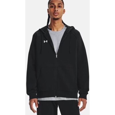 Under Armour ανδρική ζακέτα φούτερ με κουκούλα "Rival Fleece" - 1379767 Μαύρο S Under Armour ανδρική ζακέτα φούτερ με κουκούλα "Rival Fleece" - 1379767 Μαύρο S