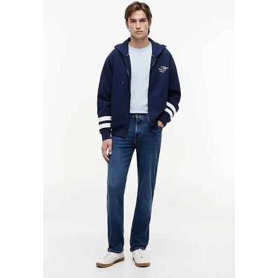 Tommy Hilfiger ανδρικό τζιν παντελόνι πεντάτσεπο Slim Straight Fit - MW0MW39034 Denim Blue Σκούρο 34W 34L Tommy Hilfiger ανδρικό τζιν παντελόνι πεντάτσεπο Slim Straight Fit - MW0MW39034 Denim Blue Σκούρο 34W 34L