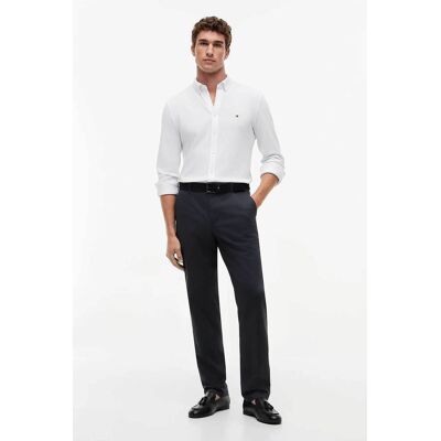 Tommy Hilfiger ανδρικό παντελόνι chino textured Slim Straight Fit - MW0MW44330 Σκούρο Μπλε 31W 32L Tommy Hilfiger ανδρικό παντελόνι chino textured Slim Straight Fit - MW0MW44330 Σκούρο Μπλε 31W 32L