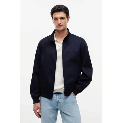 Tommy Hilfiger ανδρικό jacket με ψηλό λαιμό και κεντημένο λογότυπο Regular Fit - MW0MW43468 Μπλε Σκούρο XXL Tommy Hilfiger ανδρικό jacket με ψηλό λαιμό και κεντημένο λογότυπο Regular Fit - MW0MW43468 Μπλε Σκούρο XXL