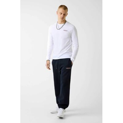 Guess ανδρικό παντελόνι φόρμας με λογότυπο Relaxed Fit - M4YB18K9V31 Μπλε Navy L Guess ανδρικό παντελόνι φόρμας με λογότυπο Relaxed Fit - M4YB18K9V31 Μπλε Navy L