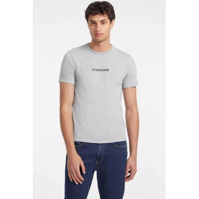 Guess ανδρικό T-Shirt με λογότυπο Slim Fit - M4YI52K8HM0 Γκρι M Guess ανδρικό T-Shirt με λογότυπο Slim Fit - M4YI52K8HM0 Γκρι M