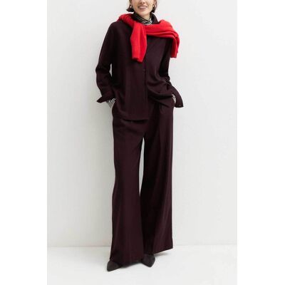 Emme by Marella γυναικείο παντελόνι με μαλλί "Emmleva" - 2625136162200 Μπορντό 42 Emme by Marella γυναικείο παντελόνι με μαλλί "Emmleva" - 2625136162200 Μπορντό 42