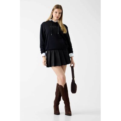 Guess γυναικεία mini φούστα πλισέ "Juliane" - W6YD14W2940 Μαύρο M Guess γυναικεία mini φούστα πλισέ "Juliane" - W6YD14W2940 Μαύρο M