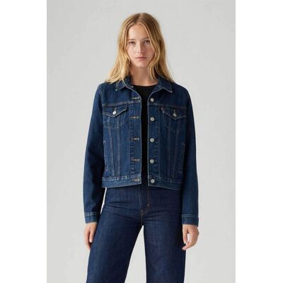 Levi's® γυναικείο denim jacket Slim Fit "The Original Trucker" - 299450036 Denim Blue Σκούρο XS Levi's® γυναικείο denim jacket Slim Fit "The Original Trucker" - 299450036 Denim Blue Σκούρο XS