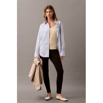 Calvin Klein γυναικείο ελαστικό παντελόνι Skinny Fit - LV044B691G Μαύρο M Calvin Klein γυναικείο ελαστικό παντελόνι Skinny Fit - LV044B691G Μαύρο M
