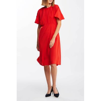 Gant γυναικείο mini φόρεμα μονόχρωμο με ραφή στην μέση - 4503139 Κόκκινο 40 Gant γυναικείο mini φόρεμα μονόχρωμο με ραφή στην μέση - 4503139 Κόκκινο 40