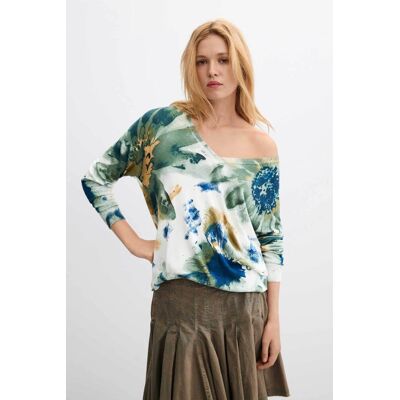 Desigual γυναικεία πλεκτή μπλούζα "Coldbotanic" - 26WWJF38 Λευκό M Desigual γυναικεία πλεκτή μπλούζα "Coldbotanic" - 26WWJF38 Λευκό M