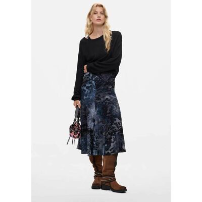 Desigual γυναικείο σετ midi φόρεμα εμπριμέ και μπλούζα "Dubrovnik" - 26WWVK47 Μπλε S Desigual γυναικείο σετ midi φόρεμα εμπριμέ και μπλούζα "Dubrovnik" - 26WWVK47 Μπλε S