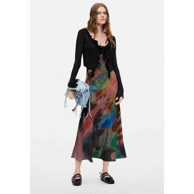 Desigual γυναικείο σετ midi φόρεμα εμπριμέ με ζακέτα "Tessa" - 26WWVW36 Πολύχρωμο S Desigual γυναικείο σετ midi φόρεμα εμπριμέ με ζακέτα "Tessa" - 26WWVW36 Πολύχρωμο S