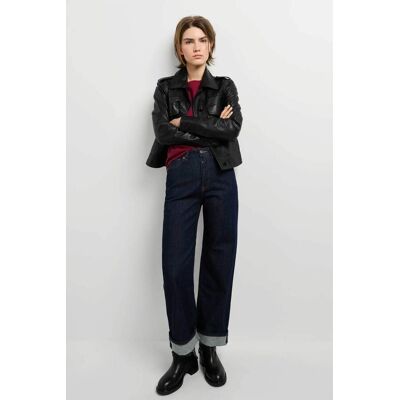 Pepe Jeans γυναικείο ψηλόμεσο τζιν παντελόνι πεντάτσεπο Straight Fit "Lexa" - PL20473186CD0 Denim Blue Σκούρο 27 Pepe Jeans γυναικείο ψηλόμεσο τζιν παντελόνι πεντάτσεπο Straight Fit "Lexa" - PL20473186CD0 Denim Blue Σκούρο 27