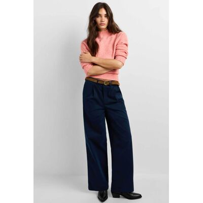 Pepe Jeans γυναικείο παντελόνι με σούρες Straight Fit "Lindsey" - PL2100128 Μπλε Σκούρο M Pepe Jeans γυναικείο παντελόνι με σούρες Straight Fit "Lindsey" - PL2100128 Μπλε Σκούρο M