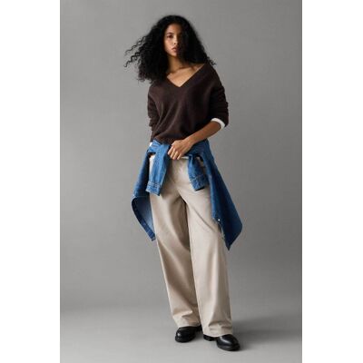 Pepe Jeans γυναικείο παντελόνι με σούρες Straight Fit "Lindsey" - PL2100128 Μπεζ L Pepe Jeans γυναικείο παντελόνι με σούρες Straight Fit "Lindsey" - PL2100128 Μπεζ L