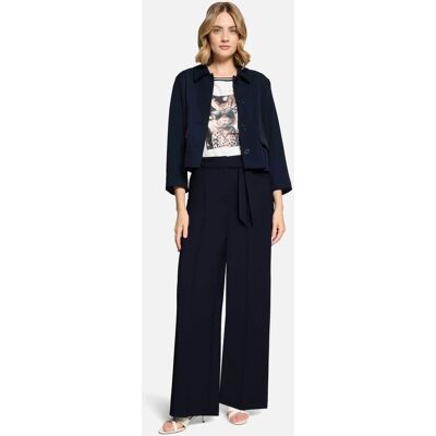 Betty Barclay γυναικείο ψηλόμεσο παντελόνι Relaxed Fit - 6140/1080 Μπλε Σκούρο 42 Betty Barclay γυναικείο ψηλόμεσο παντελόνι Relaxed Fit - 6140/1080 Μπλε Σκούρο 42