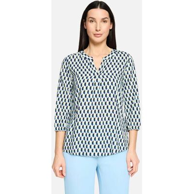 Betty Barclay γυναικεία μπλούζα με all-over print - 8034/1855 Τυρκουάζ 42 Betty Barclay γυναικεία μπλούζα με all-over print - 8034/1855 Τυρκουάζ 42