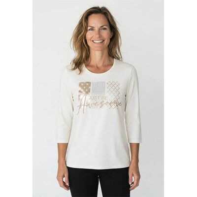 Betty Barclay γυναικεία μπλούζα με print - 2724/1092 Λευκό 38 Betty Barclay γυναικεία μπλούζα με print - 2724/1092 Λευκό 38