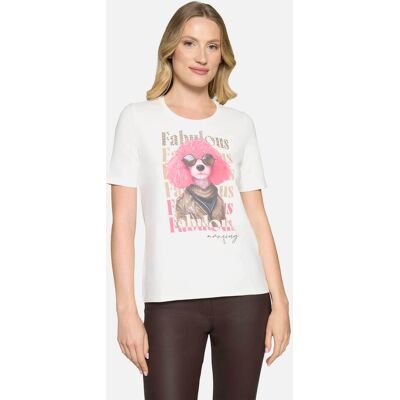 Betty Barclay γυναικείο Τ-shirt με all-over print - 2744/1092 Λευκό 40 Betty Barclay γυναικείο Τ-shirt με all-over print - 2744/1092 Λευκό 40