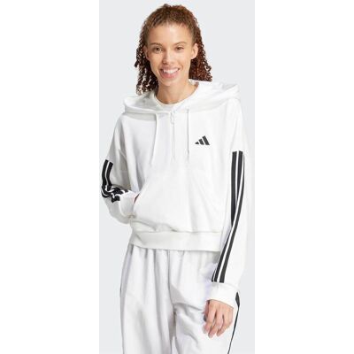 Adidas γυναικεία μπλούζα φούτερ Relaxed Fit "Essentials 3-Stripes French Terry" - JN1948 Λευκό L Adidas γυναικεία μπλούζα φούτερ Relaxed Fit "Essentials 3-Stripes French Terry" - JN1948 Λευκό L