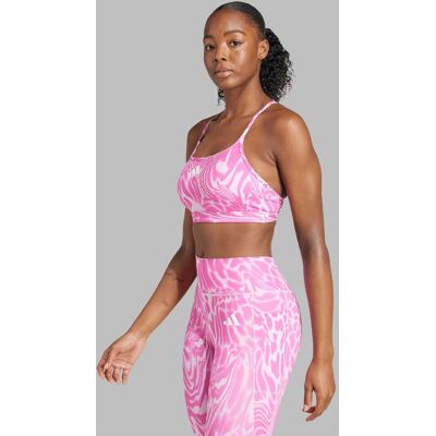 Adidas γυναικείο αθλητικό μπουστάκι με all-over print "Aeroreact" - JH1429 Ροζ LAB Adidas γυναικείο αθλητικό μπουστάκι με all-over print "Aeroreact" - JH1429 Ροζ LAB