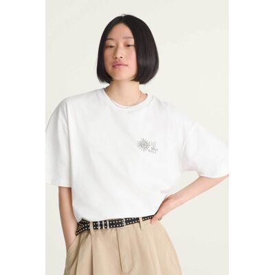 Vans γυναικείο T-shirt Loose Fit "Dreams Spill" - VN000WSSFS81 Λευκό XS Vans γυναικείο T-shirt Loose Fit "Dreams Spill" - VN000WSSFS81 Λευκό XS