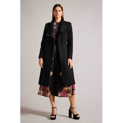 Ted Baker γυναικείο μάλλινο midi παλτό με ζώνη "Rose" - 249306 Μαύρο 38 Ted Baker γυναικείο μάλλινο midi παλτό με ζώνη "Rose" - 249306 Μαύρο 38