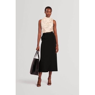 Ted Baker γυναικεία midi φούστα με ζώνη "Hanlies" - 285773 Μαύρο 42 Ted Baker γυναικεία midi φούστα με ζώνη "Hanlies" - 285773 Μαύρο 42