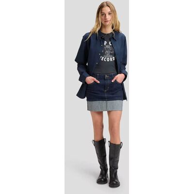 Lee® γυναικεία denim mini φούστα πεντάτσεπη Regular Fit "Selvedge" - 112385769 Denim Blue Σκούρο 26 Lee® γυναικεία denim mini φούστα πεντάτσεπη Regular Fit "Selvedge" - 112385769 Denim Blue Σκούρο 26