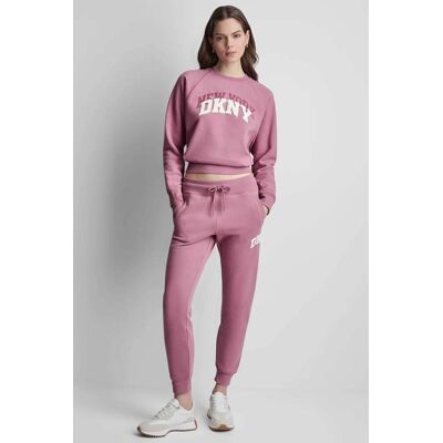 DKNY γυναικείο παντελόνι φόρμας μονόχρωμο με λογότυπο Skinny Fit - DP6P3896 Ροζ XS DKNY γυναικείο παντελόνι φόρμας μονόχρωμο με λογότυπο Skinny Fit - DP6P3896 Ροζ XS