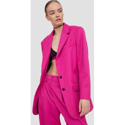 Hugo Boss γυναικείο σακάκι μονόχρωμο με τσέπες flap και σκίσιμο πίσω "Αkate" - 50505870 Φούξια 38 Hugo Boss γυναικείο σακάκι μονόχρωμο με τσέπες flap και σκίσιμο πίσω "Αkate" - 50505870 Φούξια 38