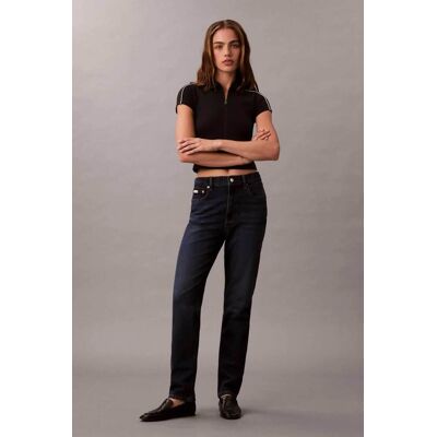 Calvin Klein Jeans γυναικείο τζιν παντελόνι πεντάτσεπο Mom Fit - LV047D842G Denim Blue Σκούρο 26 Calvin Klein Jeans γυναικείο τζιν παντελόνι πεντάτσεπο Mom Fit - LV047D842G Denim Blue Σκούρο 26