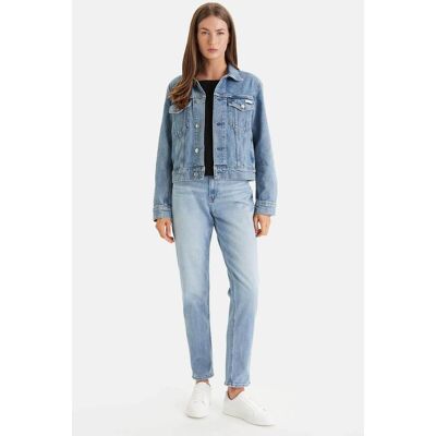 Calvin Klein Jeans γυναικείο τζιν παντελόνι πεντάτσεπο Mom Fit - LV047E787G Denim Blue Ανοιχτό 28 Calvin Klein Jeans γυναικείο τζιν παντελόνι πεντάτσεπο Mom Fit - LV047E787G Denim Blue Ανοιχτό 28