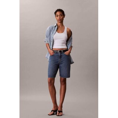 Calvin Klein Jeans γυναικεία denim βερμούδα - LV047F674G Denim Blue 27 Calvin Klein Jeans γυναικεία denim βερμούδα - LV047F674G Denim Blue 27