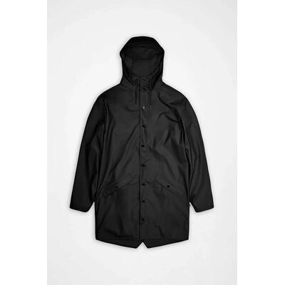 Rains unisex αδιάβροχο μακρύ jacket με κουκούλα - R143/A12020 Μαύρο XXL Rains unisex αδιάβροχο μακρύ jacket με κουκούλα - R143/A12020 Μαύρο XXL
