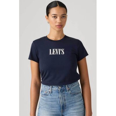 Levi's® γυναικείο T-shirt με λογότυπο Standard Fit "The Perfect" - 173693494 Μπλε Σκούρο M Levi's® γυναικείο T-shirt με λογότυπο Standard Fit "The Perfect" - 173693494 Μπλε Σκούρο M