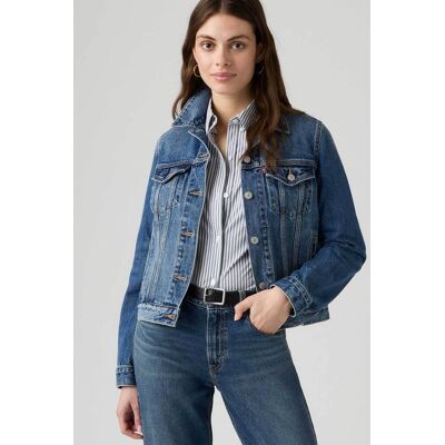 Levi's® γυναικείο denim jacket Slim Fit "The Original Trucker" - 299450265 Denim Blue M Levi's® γυναικείο denim jacket Slim Fit "The Original Trucker" - 299450265 Denim Blue M