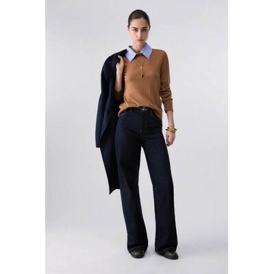Liu Jo γυναικείo τζιν παντελόνι flare με ζώνη - UF6088D0264 Denim Blue Σκούρο 26 Liu Jo γυναικείo τζιν παντελόνι flare με ζώνη - UF6088D0264 Denim Blue Σκούρο 26