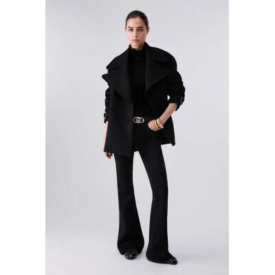 Liu Jo γυναικείo τζιν παντελόνι bootcut με ζώνη - UF6087D0264 Μαύρο 28 Liu Jo γυναικείo τζιν παντελόνι bootcut με ζώνη - UF6087D0264 Μαύρο 28