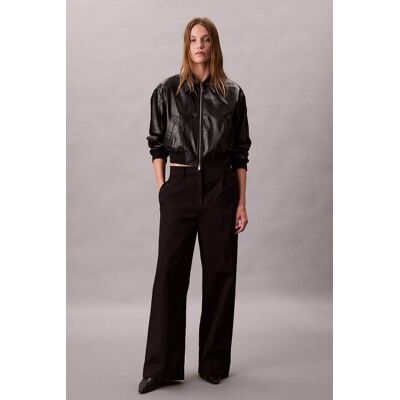Calvin Klein γυναικείο chino παντελόνι Relaxed Fit - LV044D664G Μαύρο 6 Calvin Klein γυναικείο chino παντελόνι Relaxed Fit - LV044D664G Μαύρο 6