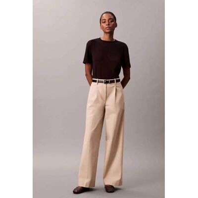 Calvin Klein γυναικείο chino παντελόνι Relaxed Fit - LV044D664G Χακί 6 Calvin Klein γυναικείο chino παντελόνι Relaxed Fit - LV044D664G Χακί 6