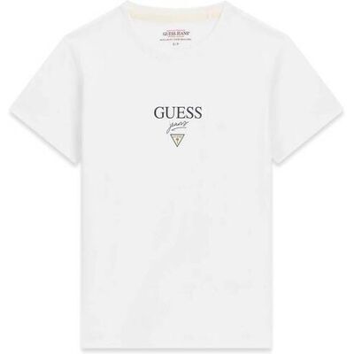 GUESS JEANS Guess γυναικείο T-shirt με logo print Regular Fit - W6YI49K4677 Λευκό M GUESS JEANS Guess γυναικείο T-shirt με logo print Regular Fit - W6YI49K4677 Λευκό M