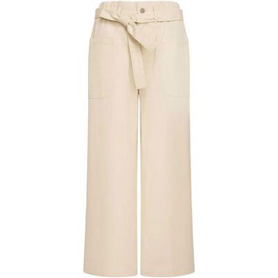 DKNY γυναικείο παντελόνι μονόχρωμο - DJ5P3032 Εκρού S DKNY γυναικείο παντελόνι μονόχρωμο - DJ5P3032 Εκρού S